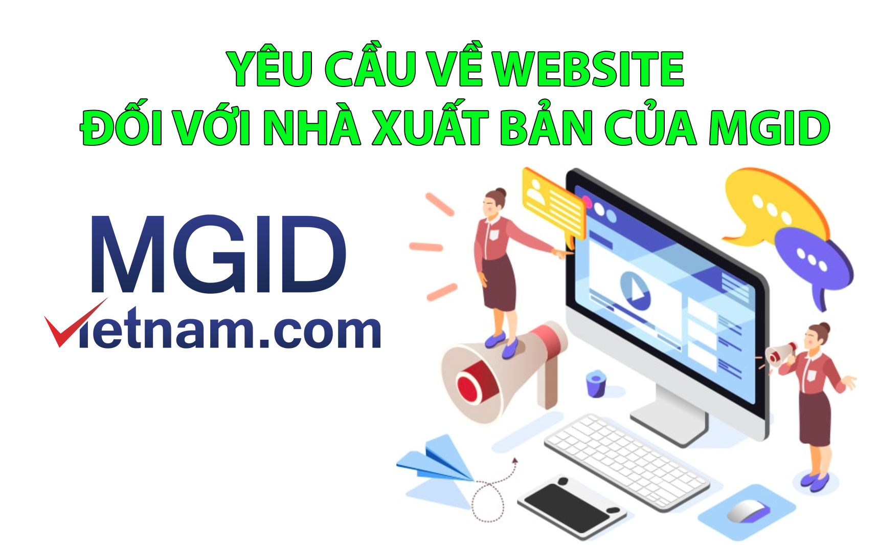 Yêu cầu về website đối với Nhà xuất bản của MGID